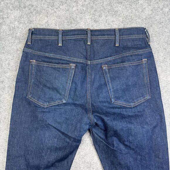 Acne Studios Bla Konst Jeans 31x32 Dark Wash Blue Selvedge Denim 32x26 MEAS - Picture 10 of 11